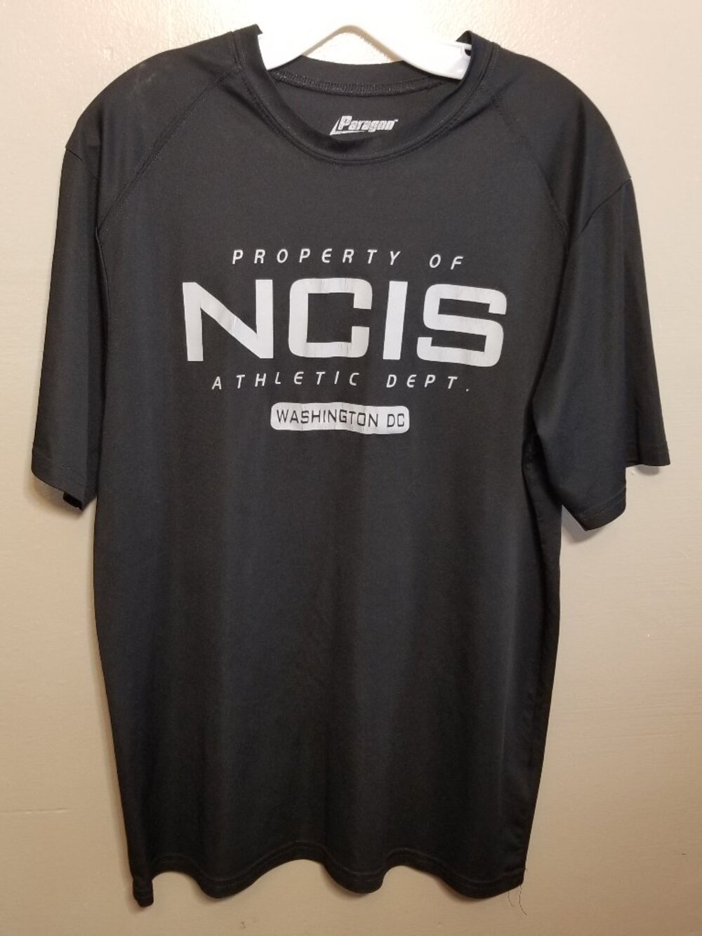 Property of NCIS Washington DC Black Short Sleeve T-shirt, XL